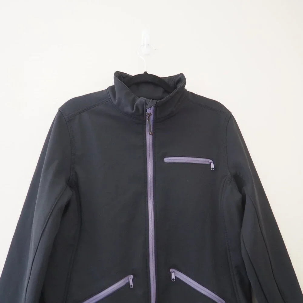 * Carhartt Black Cowley Soft Shell Full Zip Jacket sz M 8 / 10 - Picture 4 of 8